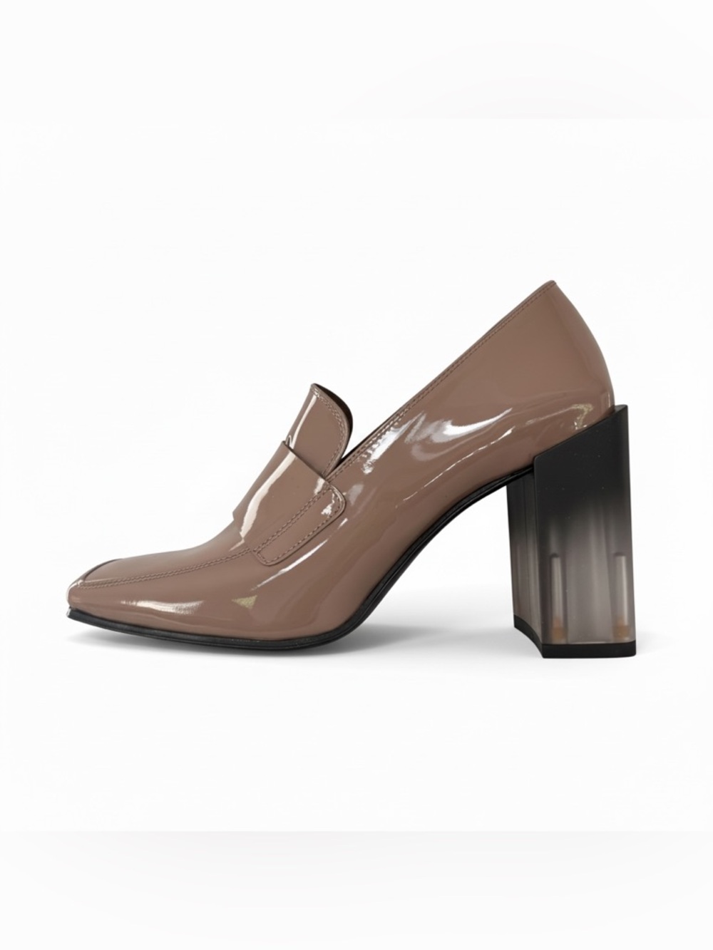 Elegant Beige Heeled Boots - Taupe, stylish heel